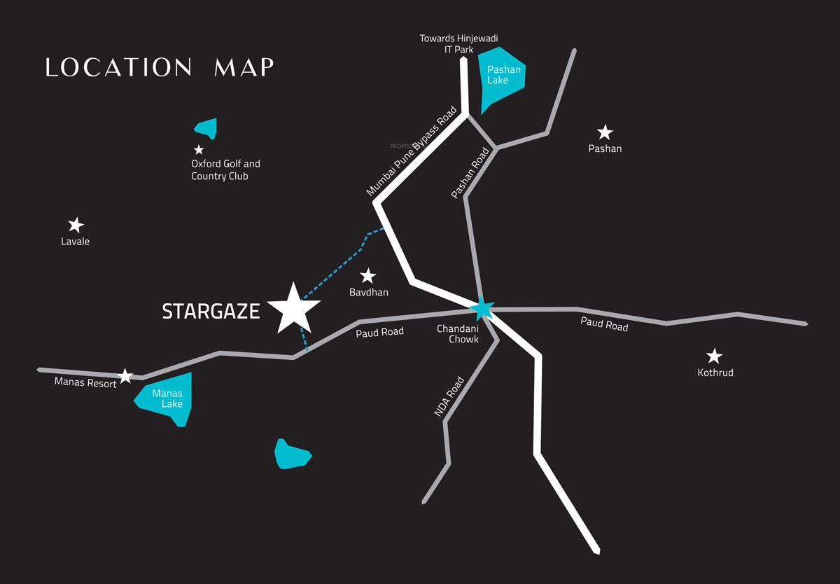 Kolte Patil 24k Stargaze Location Map