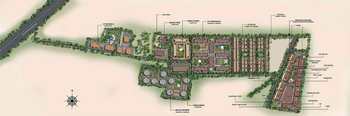 Kolte Patil Ivy Estate Master Plan