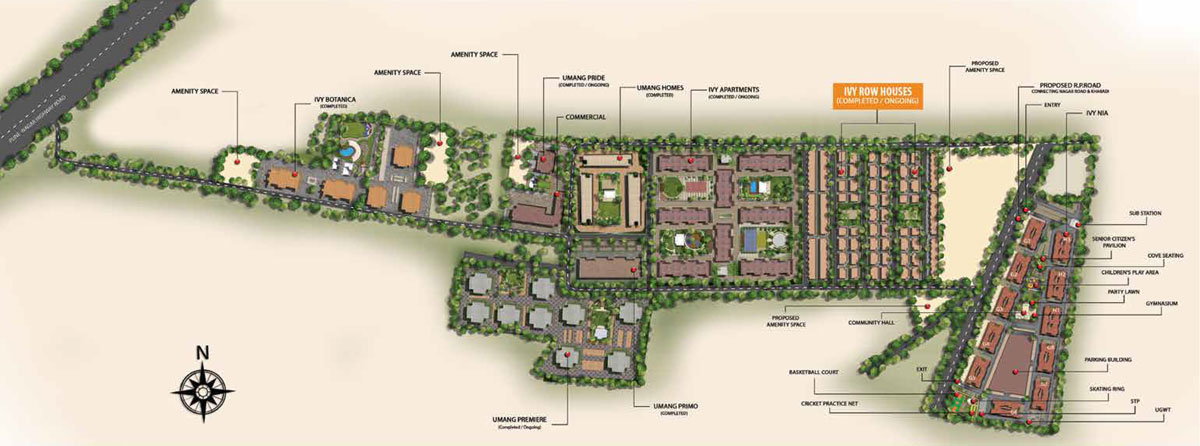 Kolte Patil Ivy Row Houses Master Plan