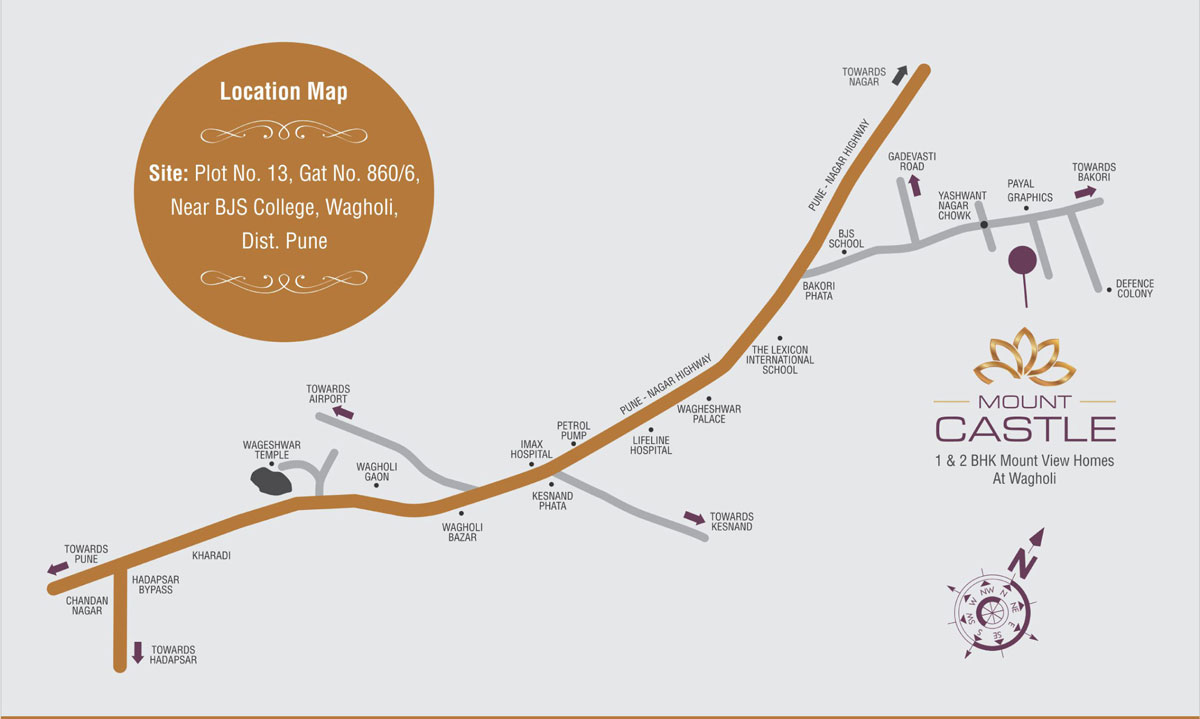 Kolte Patil Mount Castle Location Map