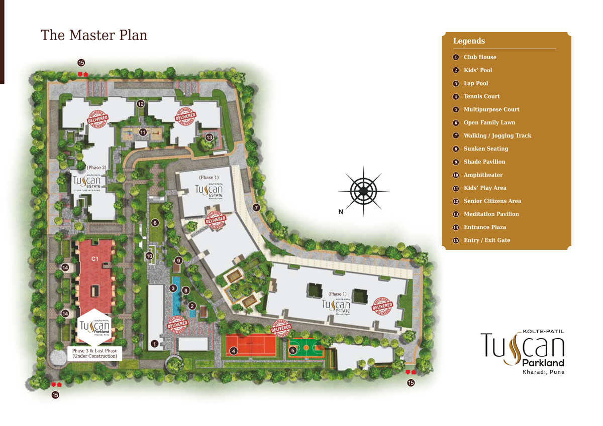 Kolte Patil Tuscan Parkland Master Plan