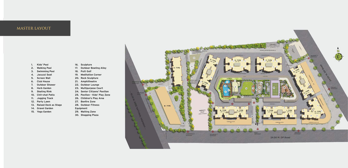 Kolte Patil Western Avenue Twin Towers Master Plan